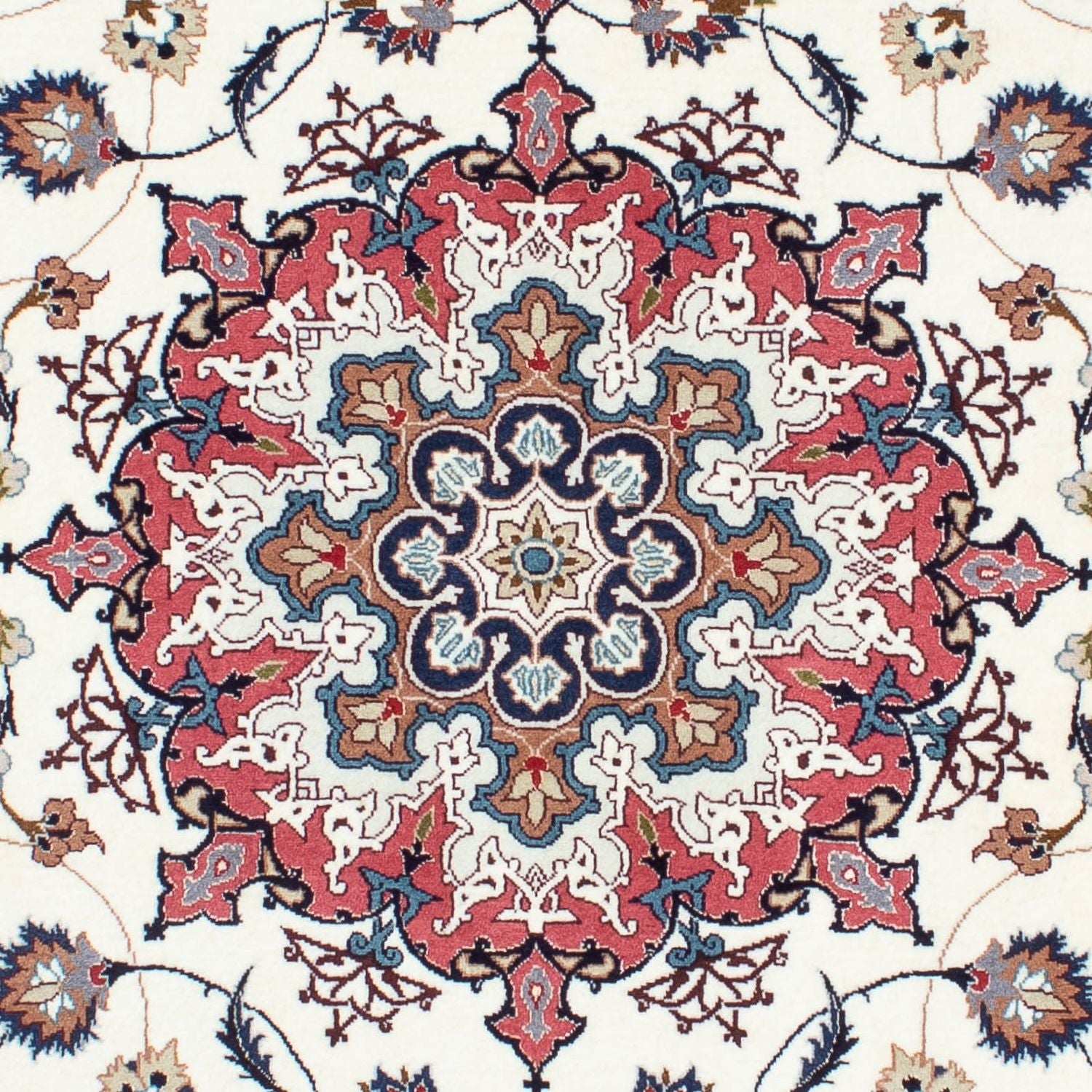 Alfombra Persa - Tabriz - Real - 206 x 150 cm - beige