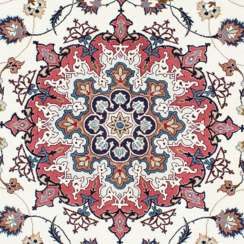 Alfombra Persa - Tabriz - Real - 206 x 150 cm - beige