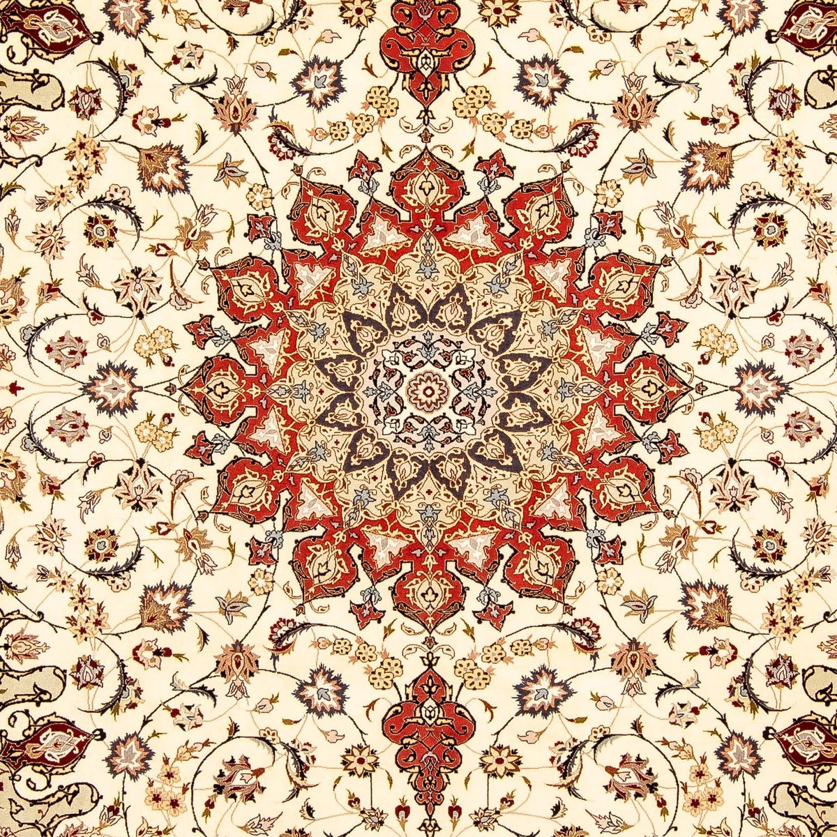 Alfombra Persa - Tabriz - Real - 345 x 250 cm - beige