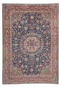 Alfombra persa - Real - 288 x 198 cm - azul