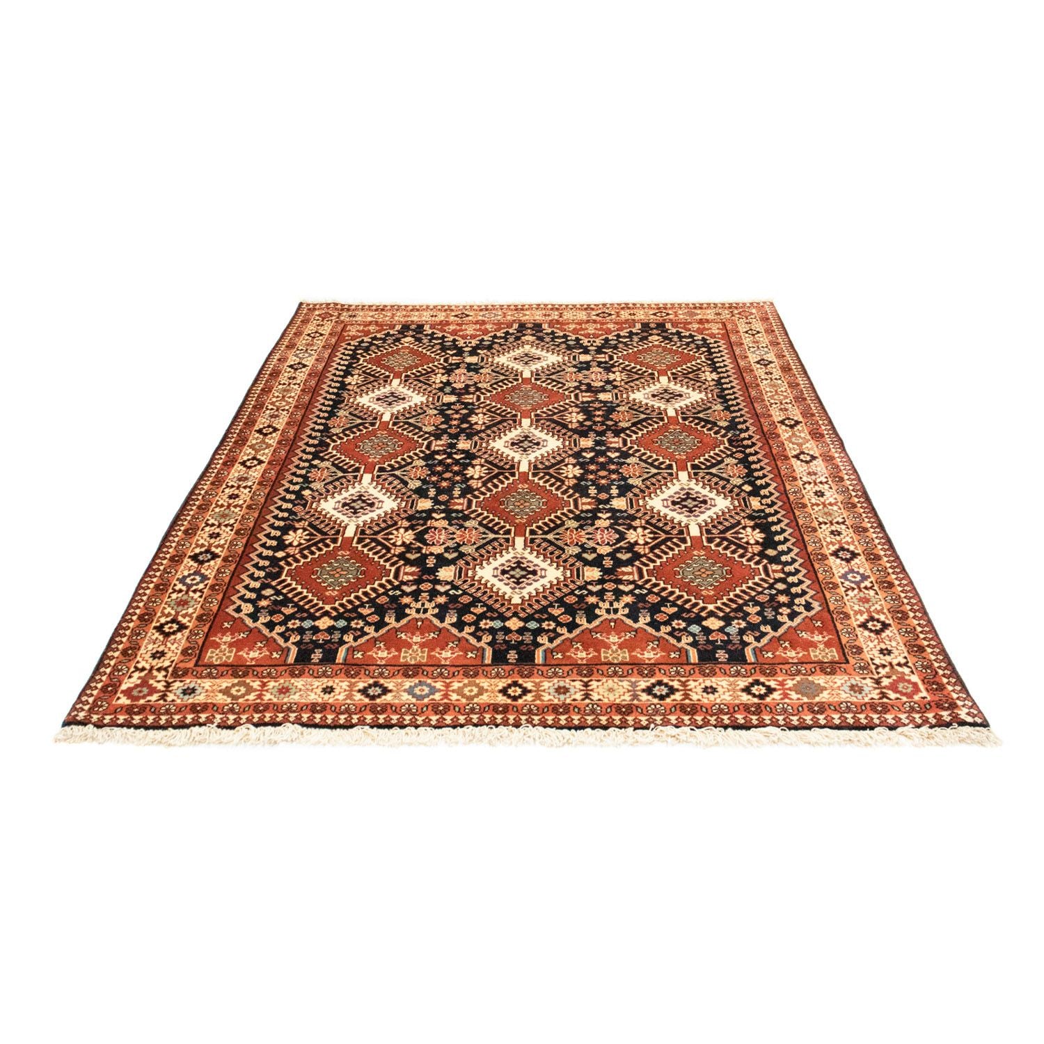 Alfombra persa - Nómada - 198 x 150 cm - óxido