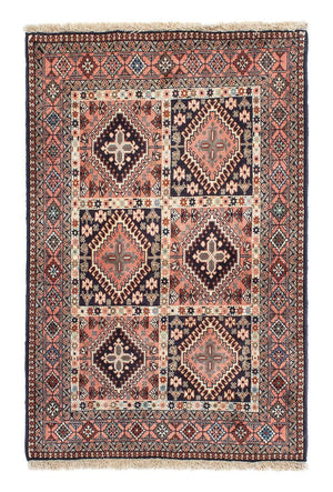 Alfombra persa - Nómada - 147 x 100 cm - rojo claro