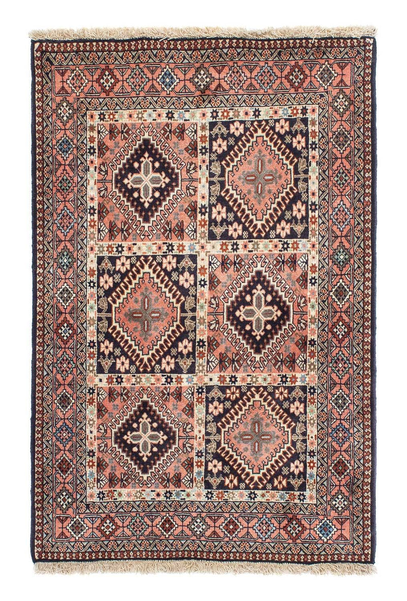 Alfombra persa - Nómada - 147 x 100 cm - rojo claro