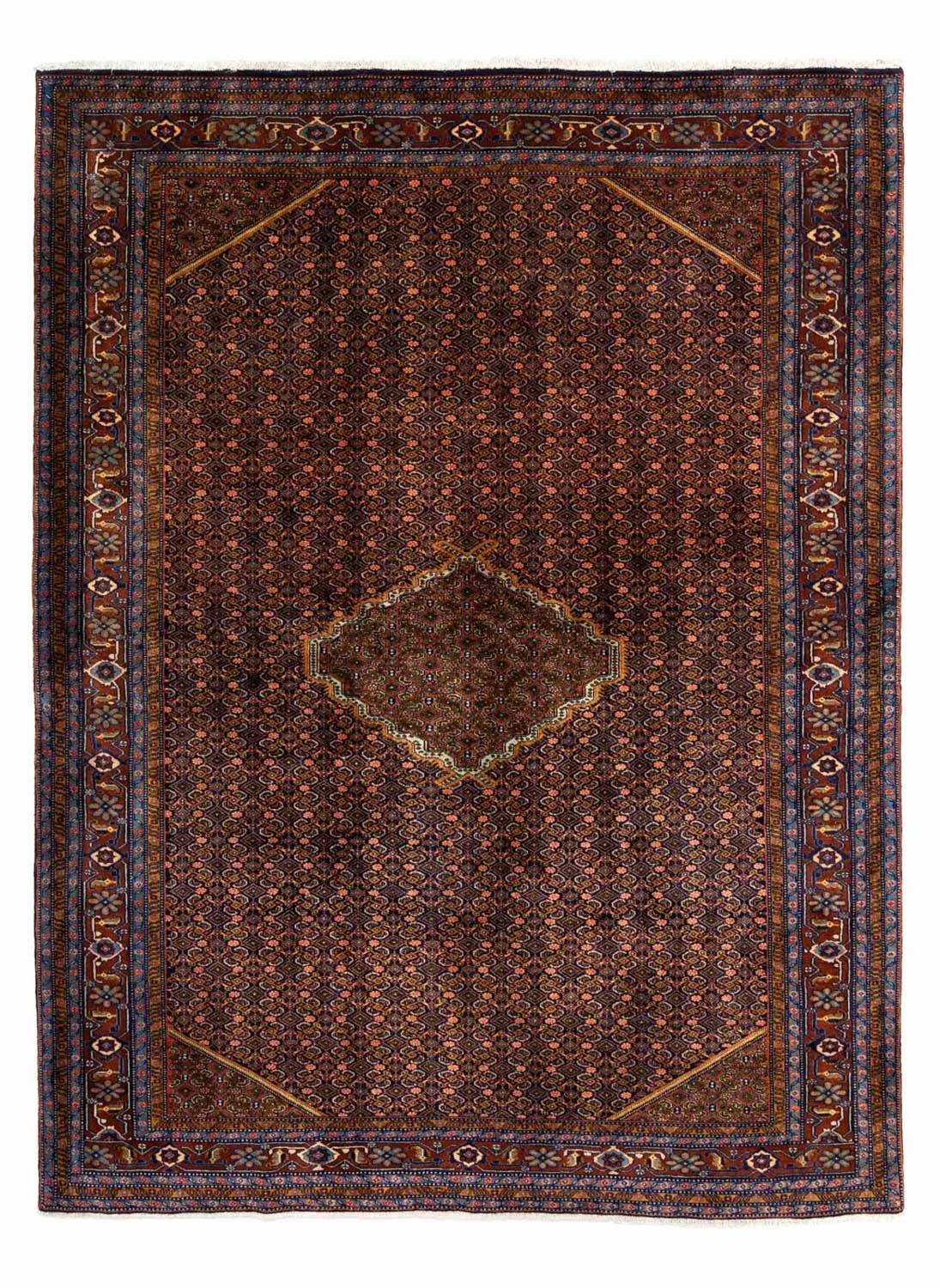 Alfombra persa - Nómada - 273 x 210 cm - marrón