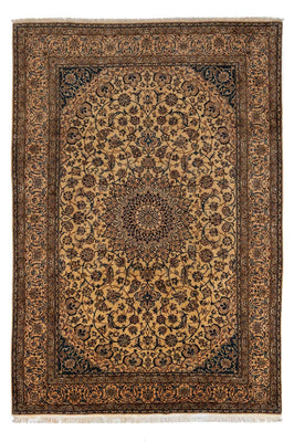 Alfombra Persa - Nain - Real - 373 x 246 cm - beige oscuro