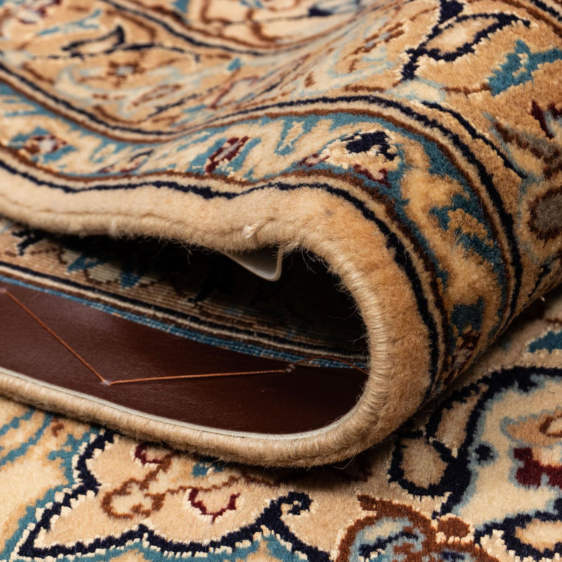 Alfombra Persa - Nain - Real - 373 x 246 cm - beige oscuro