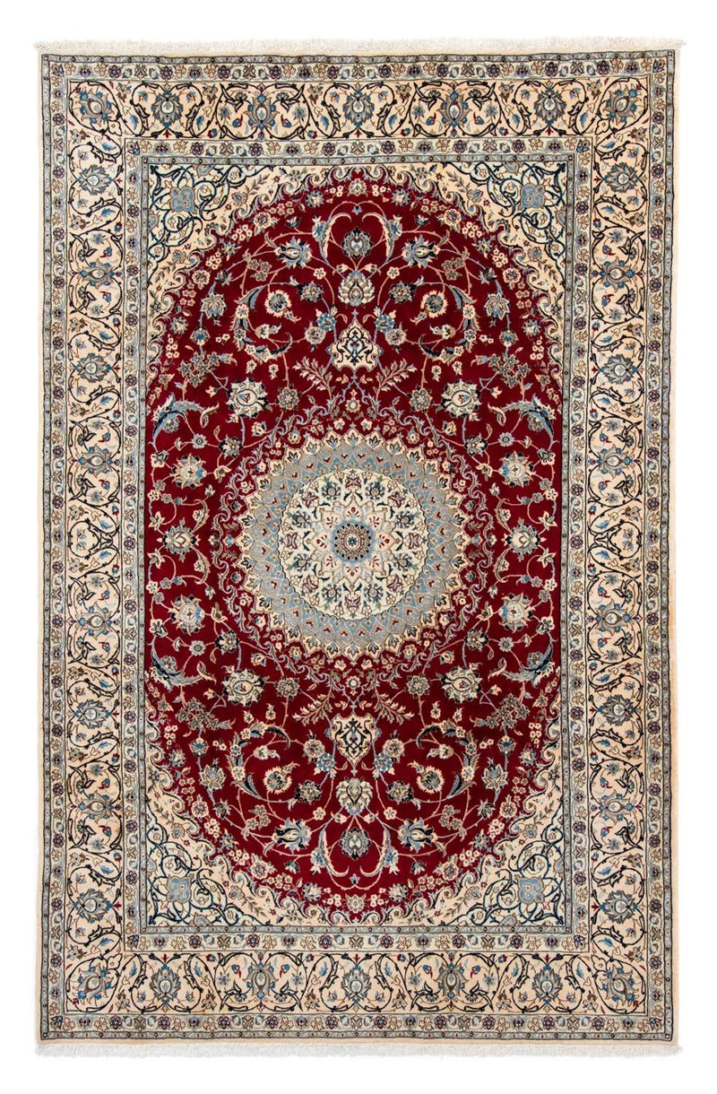 Alfombra Persa - Nain - Real - 300 x 198 cm - rojo