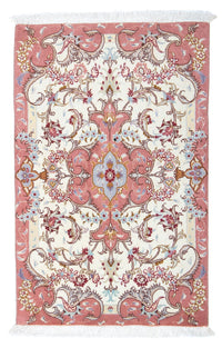 Alfombra Persa - Tabriz - Real - 93 x 60 cm - beige
