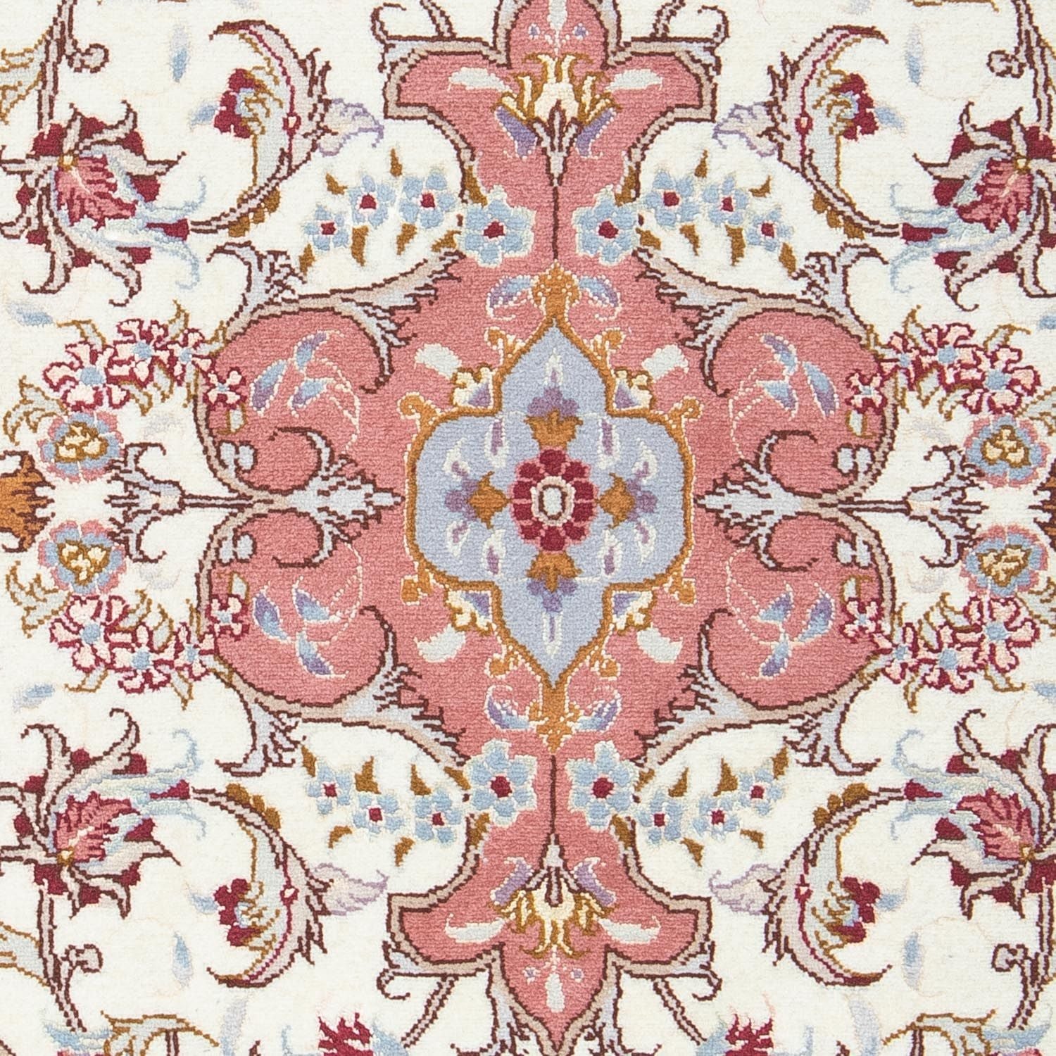 Alfombra Persa - Tabriz - Real - 92 x 60 cm - beige