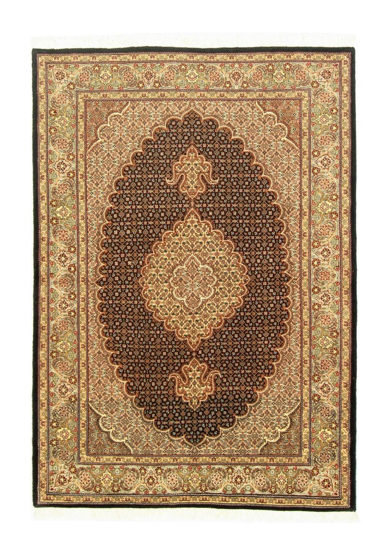 Alfombra Persa - Tabriz - Real - 148 x 102 cm - negro