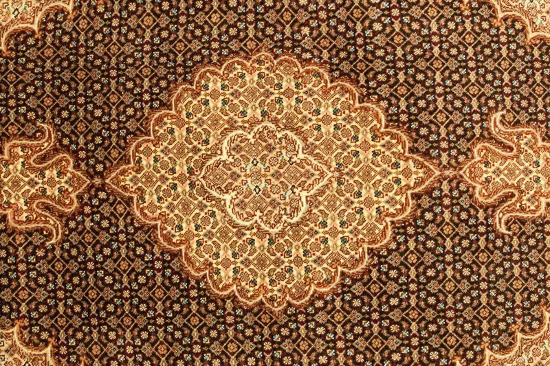 Alfombra Persa - Tabriz - Real - 148 x 102 cm - negro
