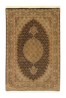 Alfombra Persa - Tabriz - Real - 151 x 102 cm - azul oscuro