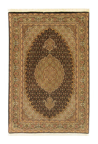 Alfombra Persa - Tabriz - Real - 151 x 102 cm - azul oscuro