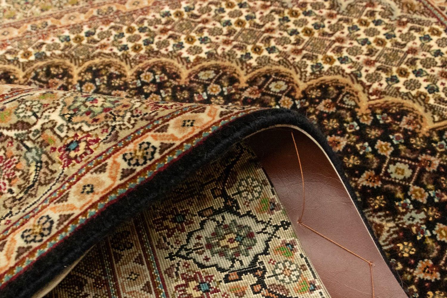 Alfombra Persa - Tabriz - Real - 151 x 102 cm - azul oscuro