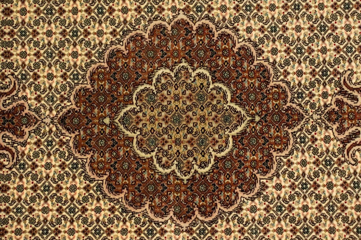 Alfombra Persa - Tabriz - Real - 146 x 107 cm - beige