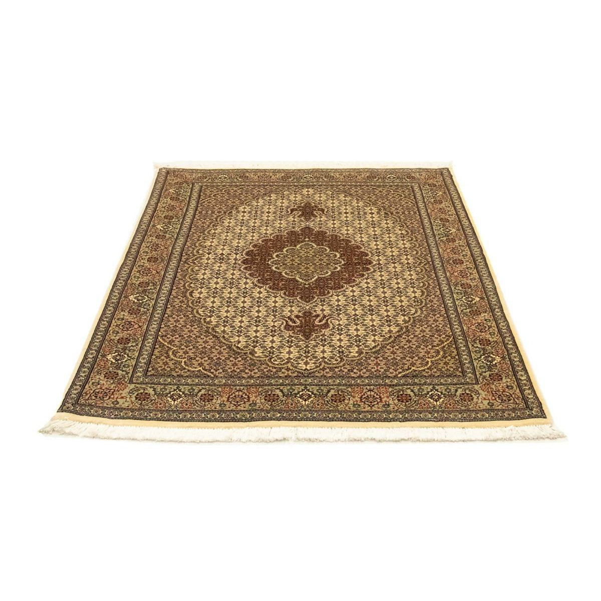 Alfombra Persa - Tabriz - Real - 146 x 107 cm - beige