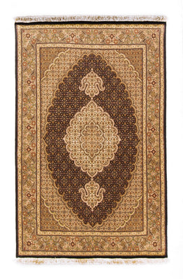 Alfombra persa - Tabriz - 158 x 100 cm - negro