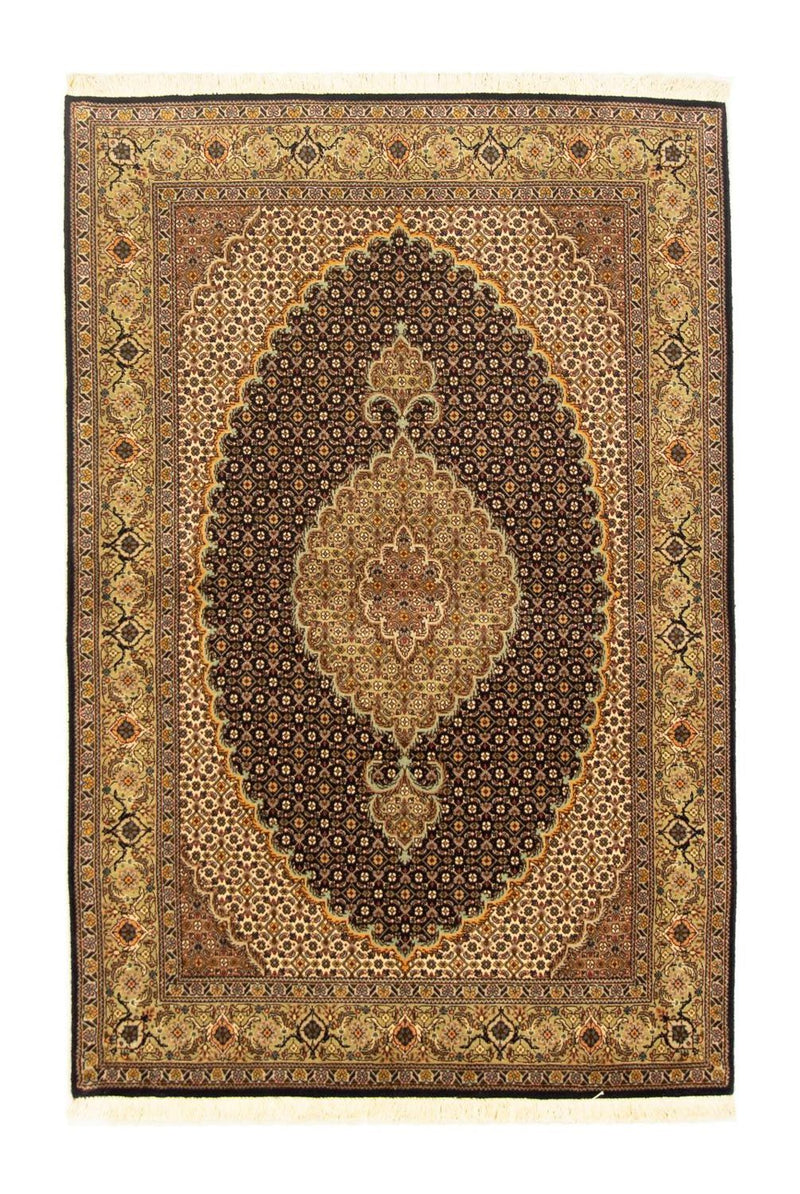 Alfombra Persa - Tabriz - Real - 156 x 103 cm - negro