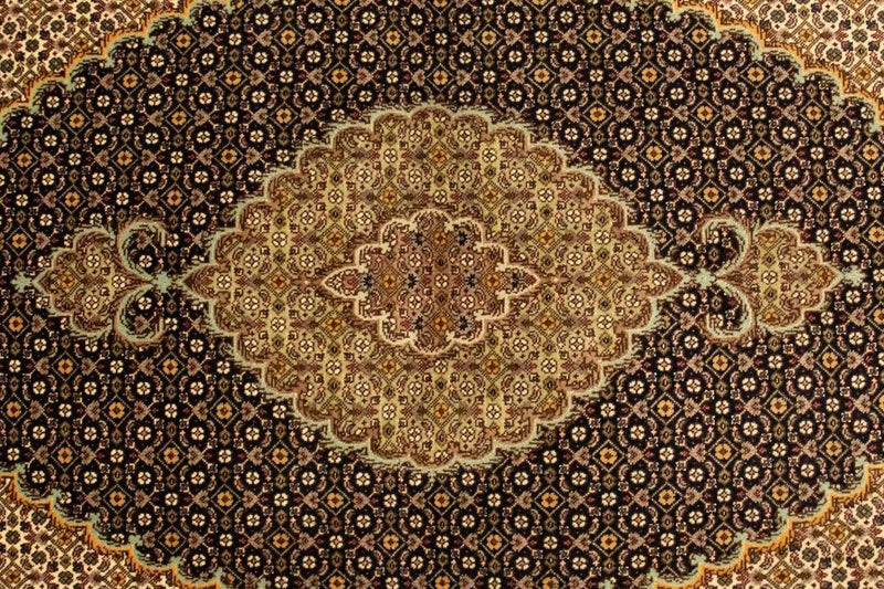 Alfombra Persa - Tabriz - Real - 156 x 103 cm - negro