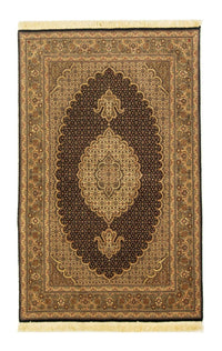 Alfombra Persa - Tabriz - Real - 159 x 100 cm - negro