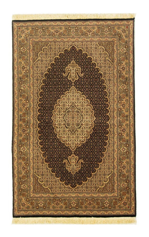 Alfombra Persa - Tabriz - Real - 159 x 100 cm - negro