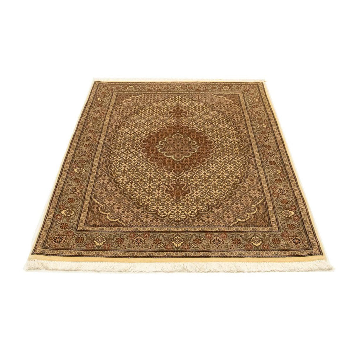 Alfombra Persa - Tabriz - Real - 150 x 102 cm - beige