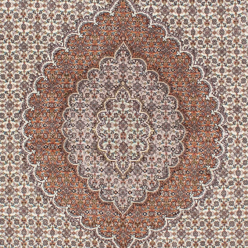 Alfombra persa - Tabriz - 203 x 146 cm - marrón claro