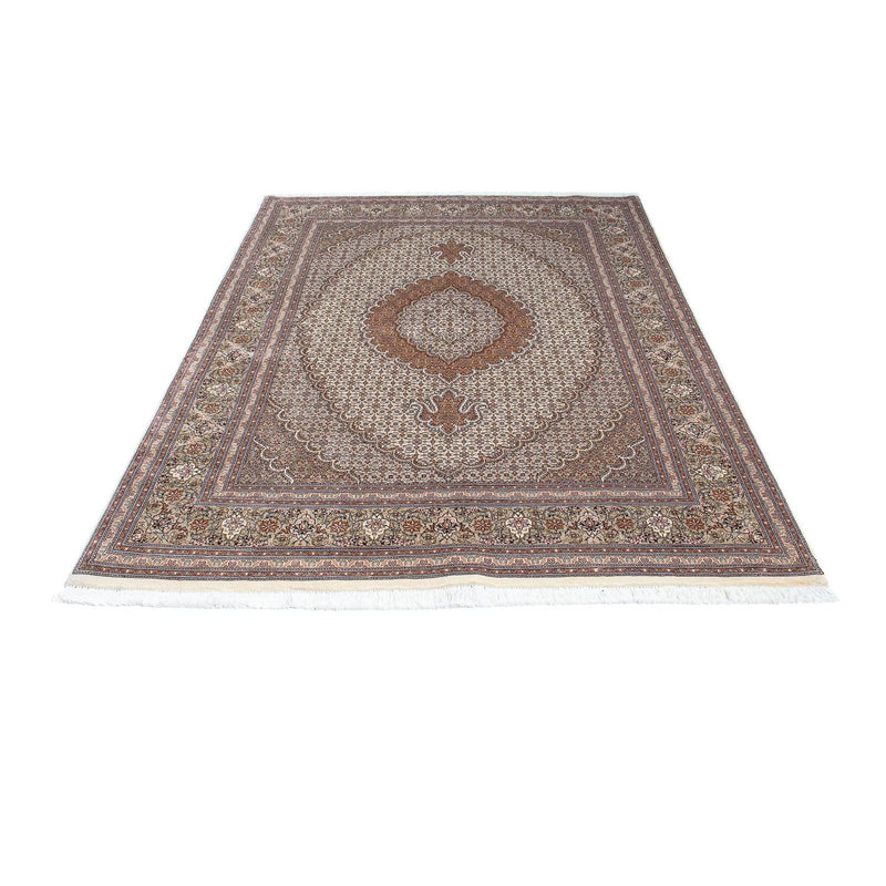Alfombra persa - Tabriz - 203 x 146 cm - marrón claro