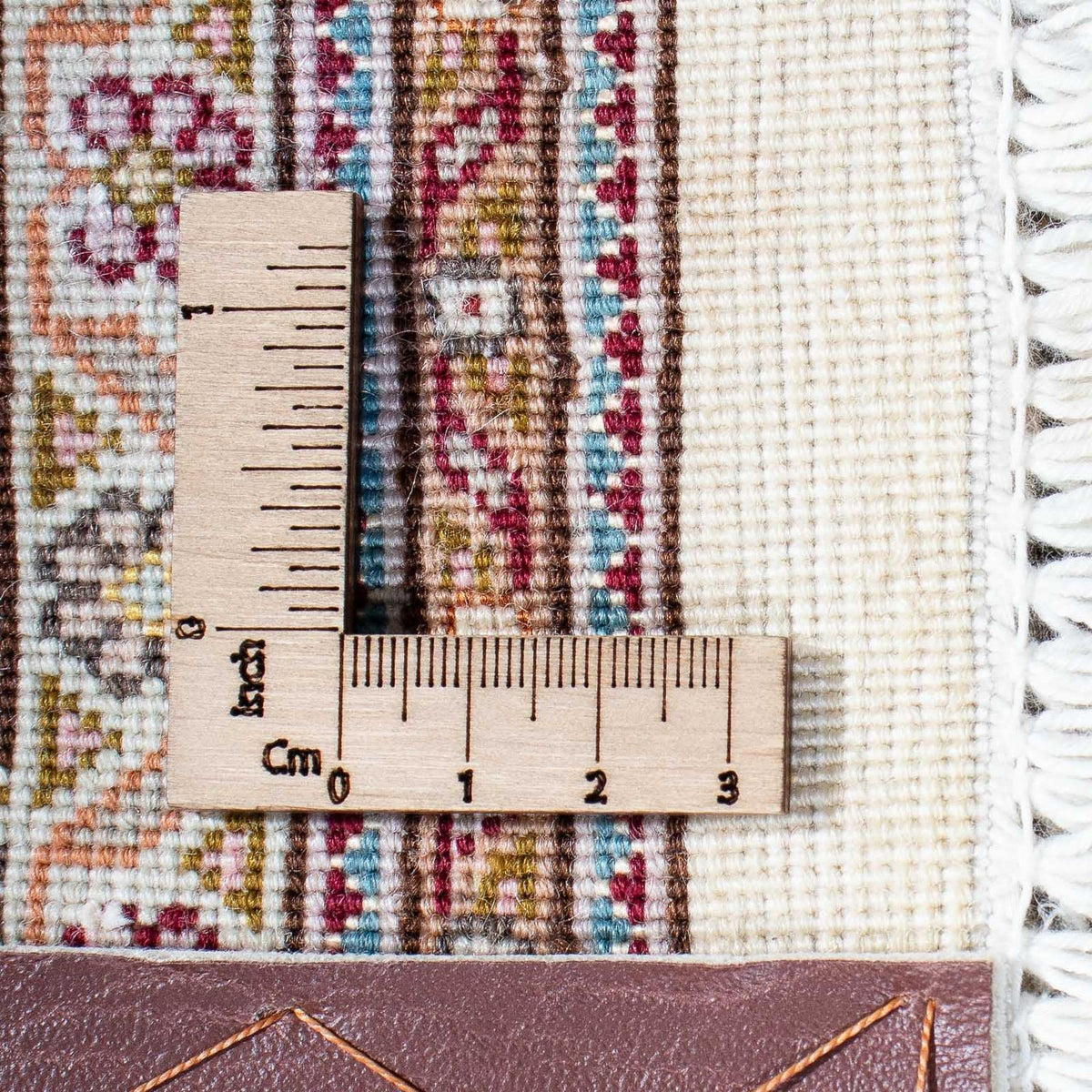 Alfombra persa - Tabriz - 203 x 146 cm - marrón claro