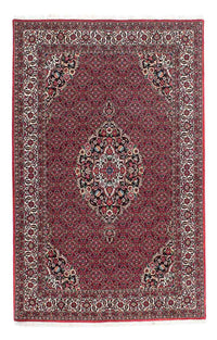 Alfombra persa - Bidjar - 233 x 140 cm - rojo oscuro