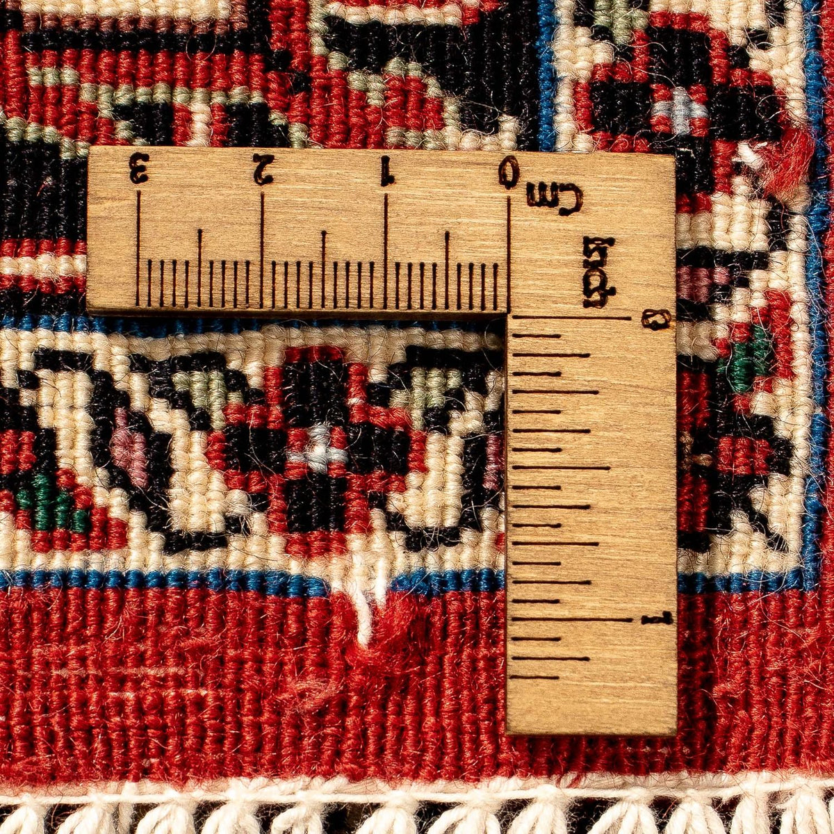 Alfombra de pasillo Alfombra persa - Bidjar - 318 x 83 cm - rojo oscuro