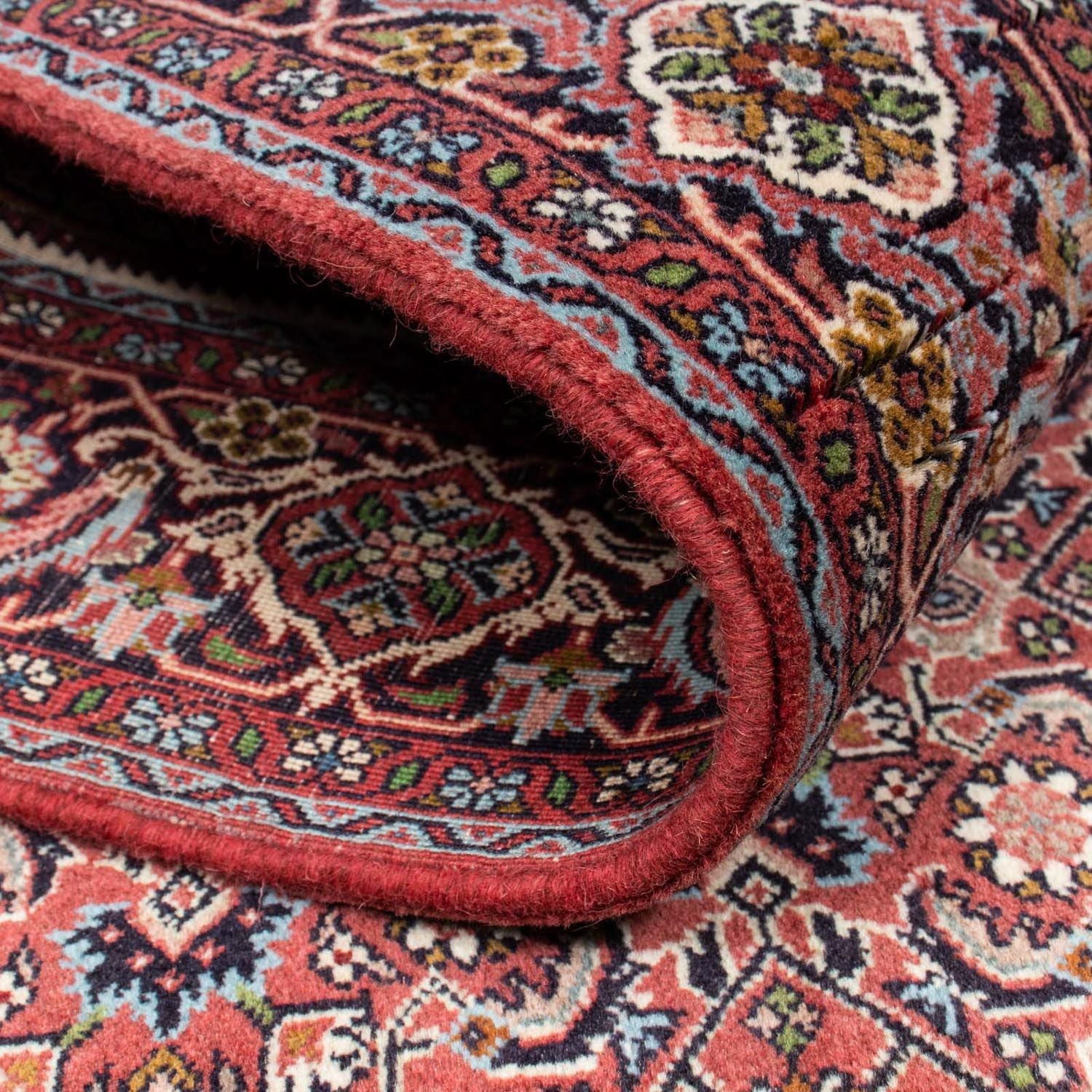 Alfombra persa - Bidjar - 240 x 138 cm - rojo