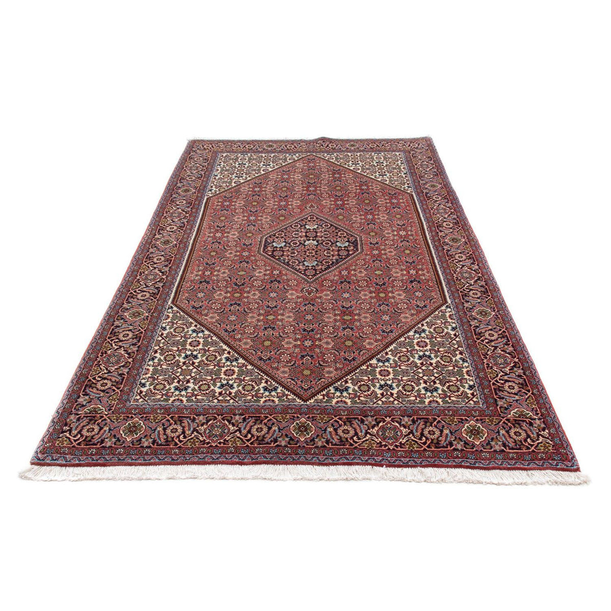 Alfombra persa - Bidjar - 240 x 138 cm - rojo