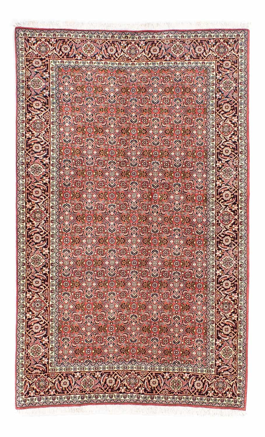 Alfombra persa - Bidjar - 215 x 136 cm - rojo claro
