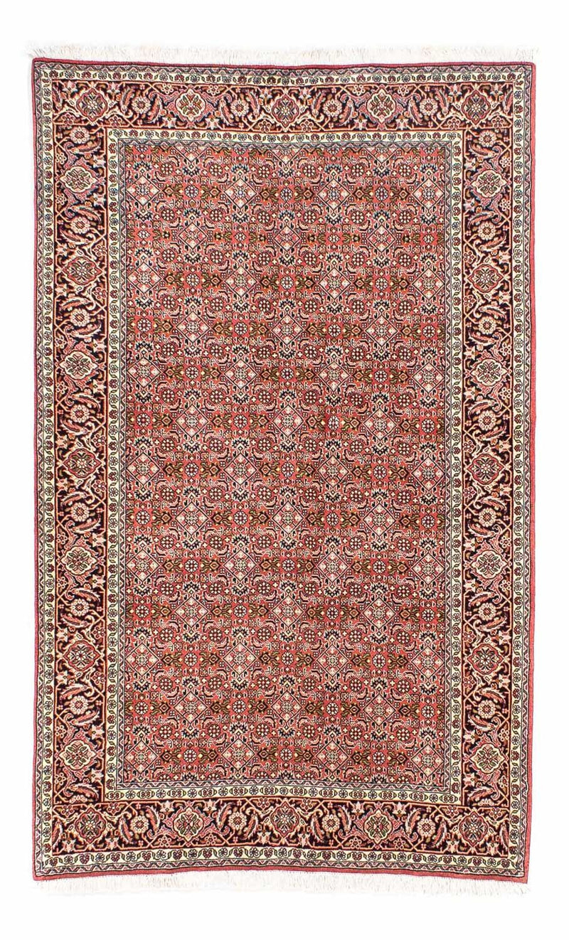 Alfombra persa - Bidjar - 215 x 136 cm - rojo claro