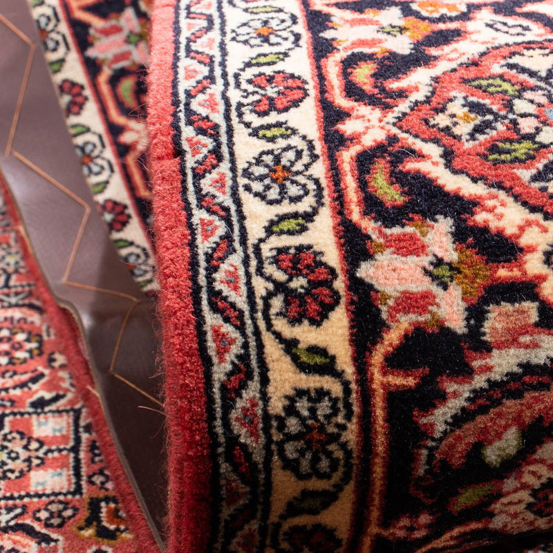 Alfombra persa - Bidjar - 215 x 136 cm - rojo claro