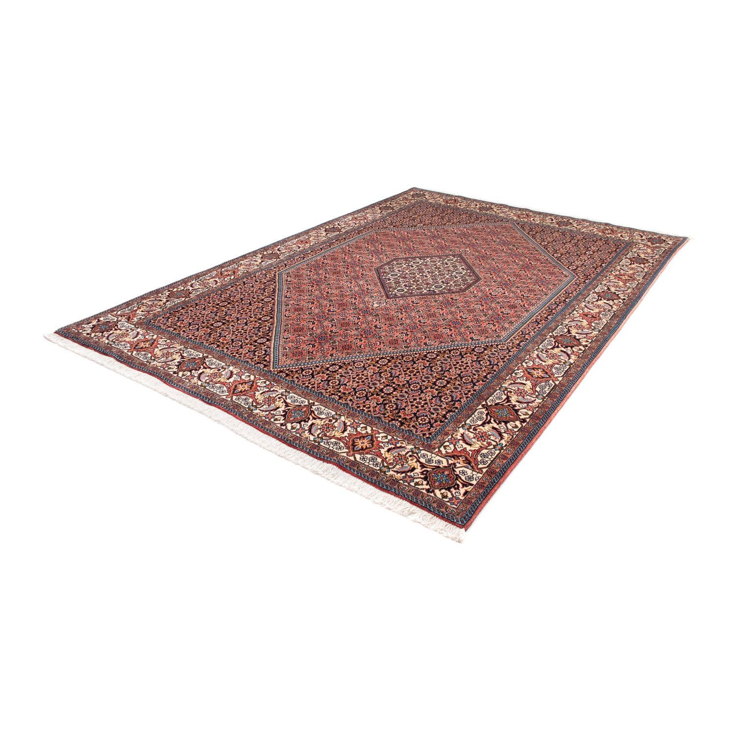 Alfombra persa - Bidjar - 296 x 201 cm - marrón