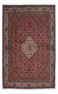 Alfombra persa - Bidjar - 225 x 141 cm - rojo