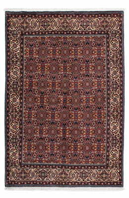 Alfombra persa - Bidjar - 210 x 139 cm - rojo