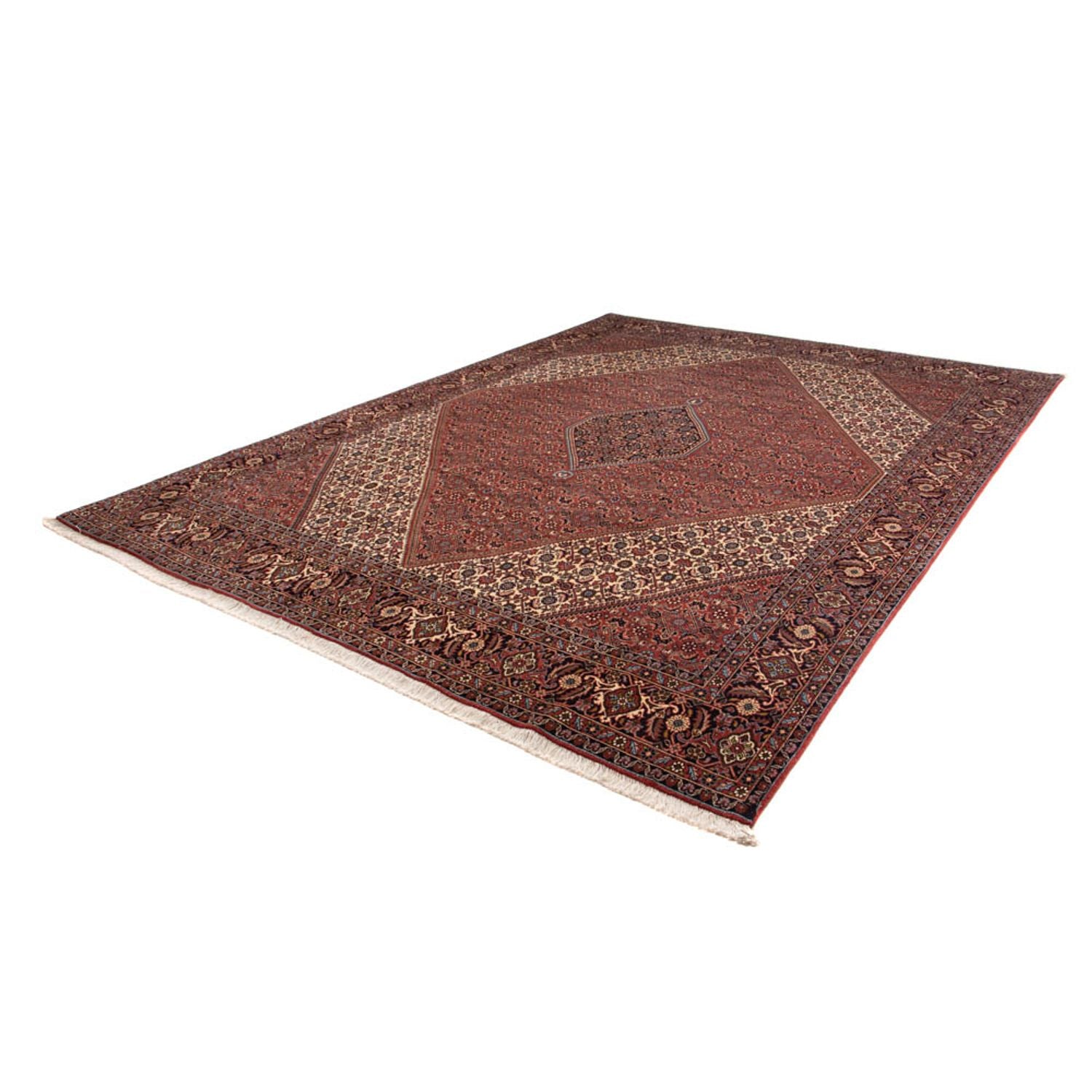 Alfombra persa - Bidjar - 342 x 250 cm - marrón
