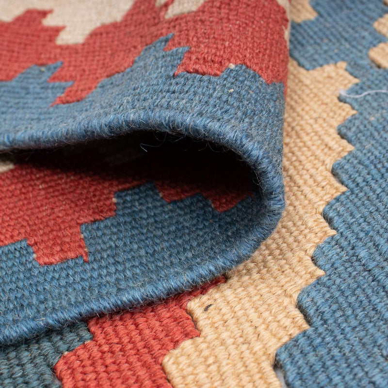 Alfombra Kelim - Oriental - 183 x 124 cm - azul