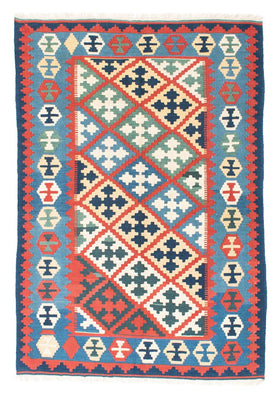 Alfombra Kelim - Oriental - 175 x 124 cm - azul