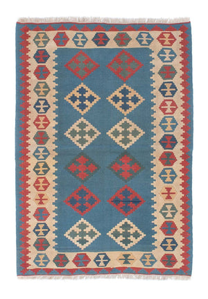 Alfombra Kelim - Oriental - 170 x 117 cm - azul