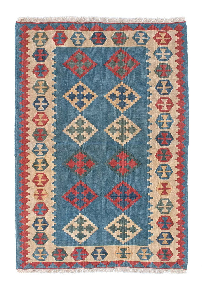 Alfombra Kelim - Oriental - 170 x 117 cm - azul