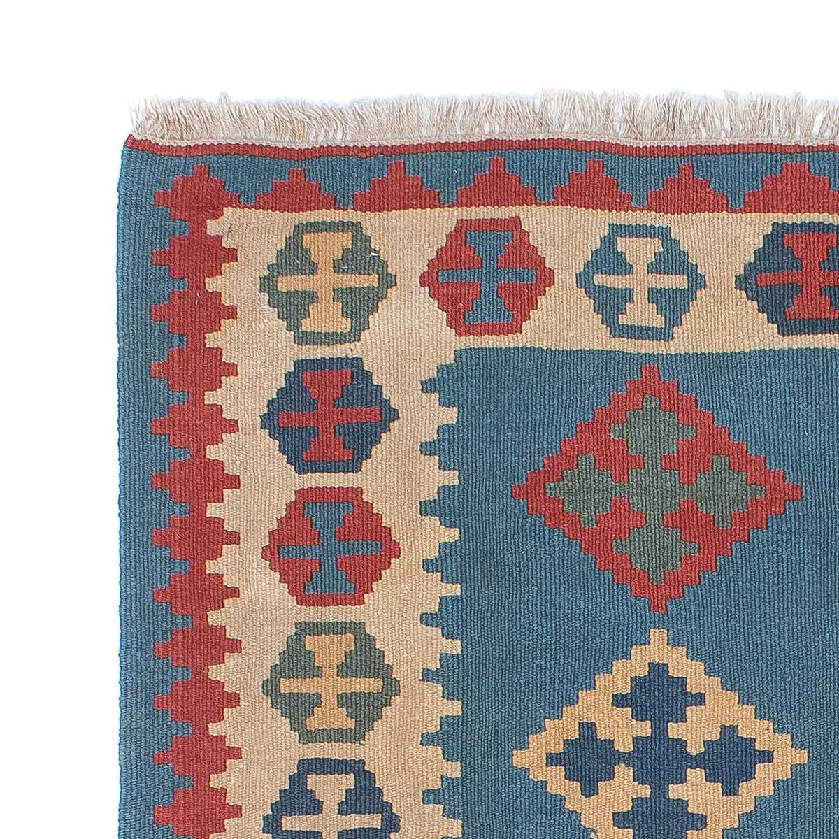 Alfombra Kelim - Oriental - 170 x 117 cm - azul