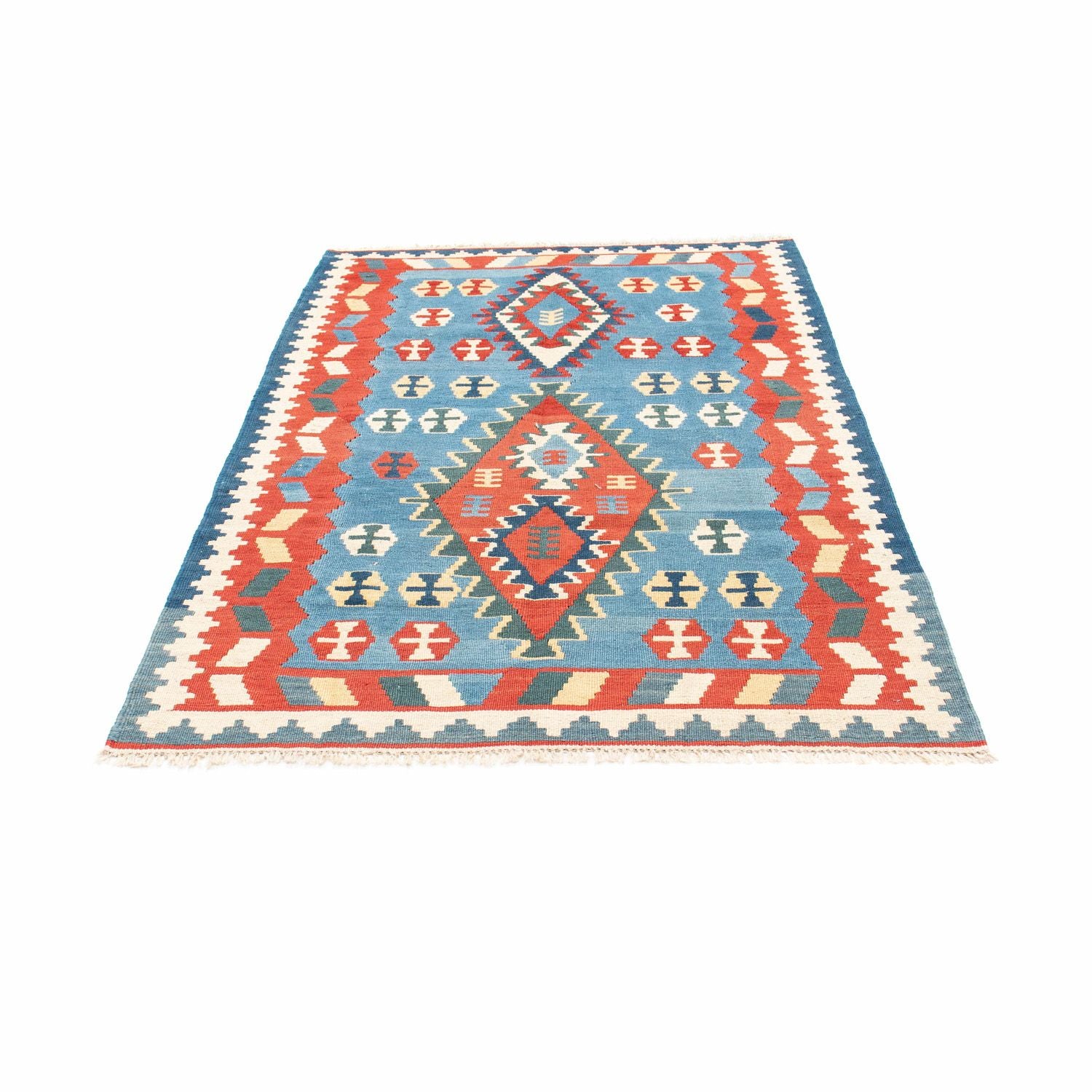 Alfombra Kelim - Oriental - 173 x 118 cm - azul