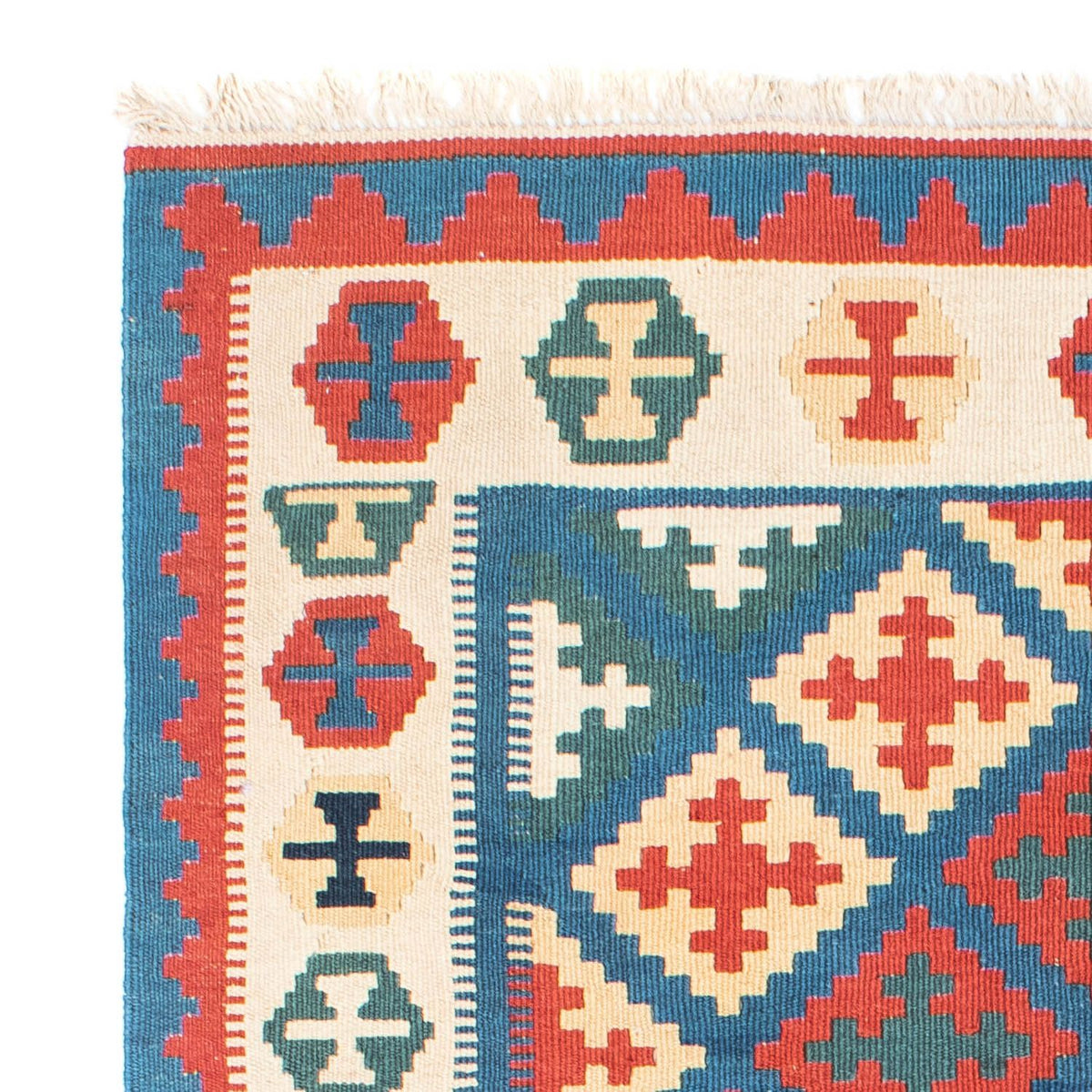 Alfombra Kelim - Oriental - 185 x 112 cm - azul