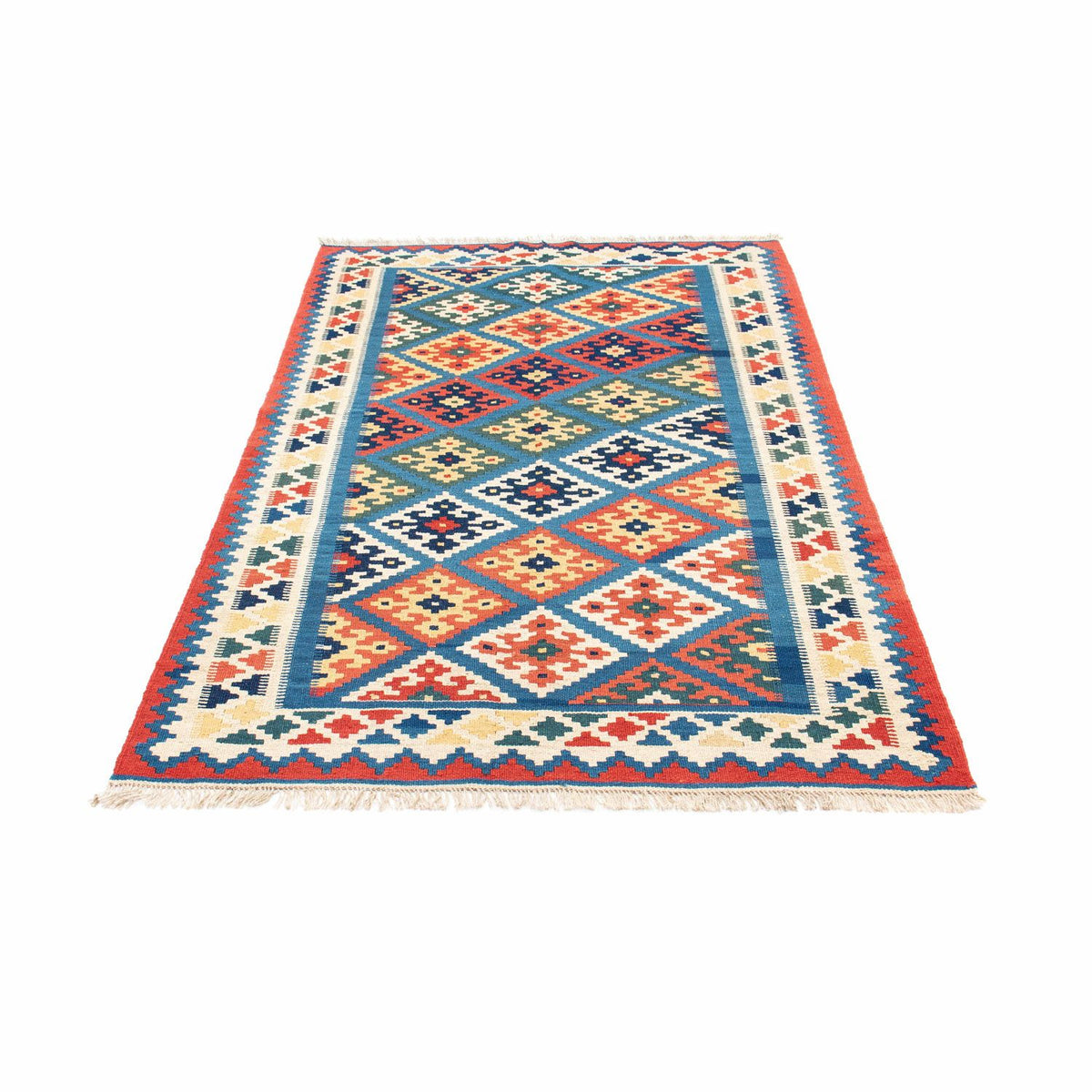 Alfombra Kelim - Oriental - 182 x 122 cm - azul