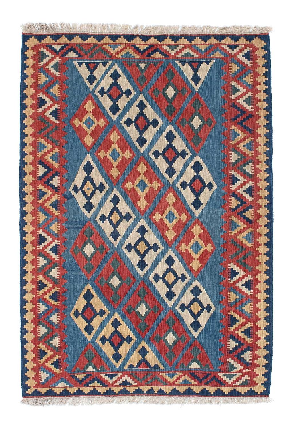 Alfombra Kelim - Oriental - 183 x 123 cm - azul