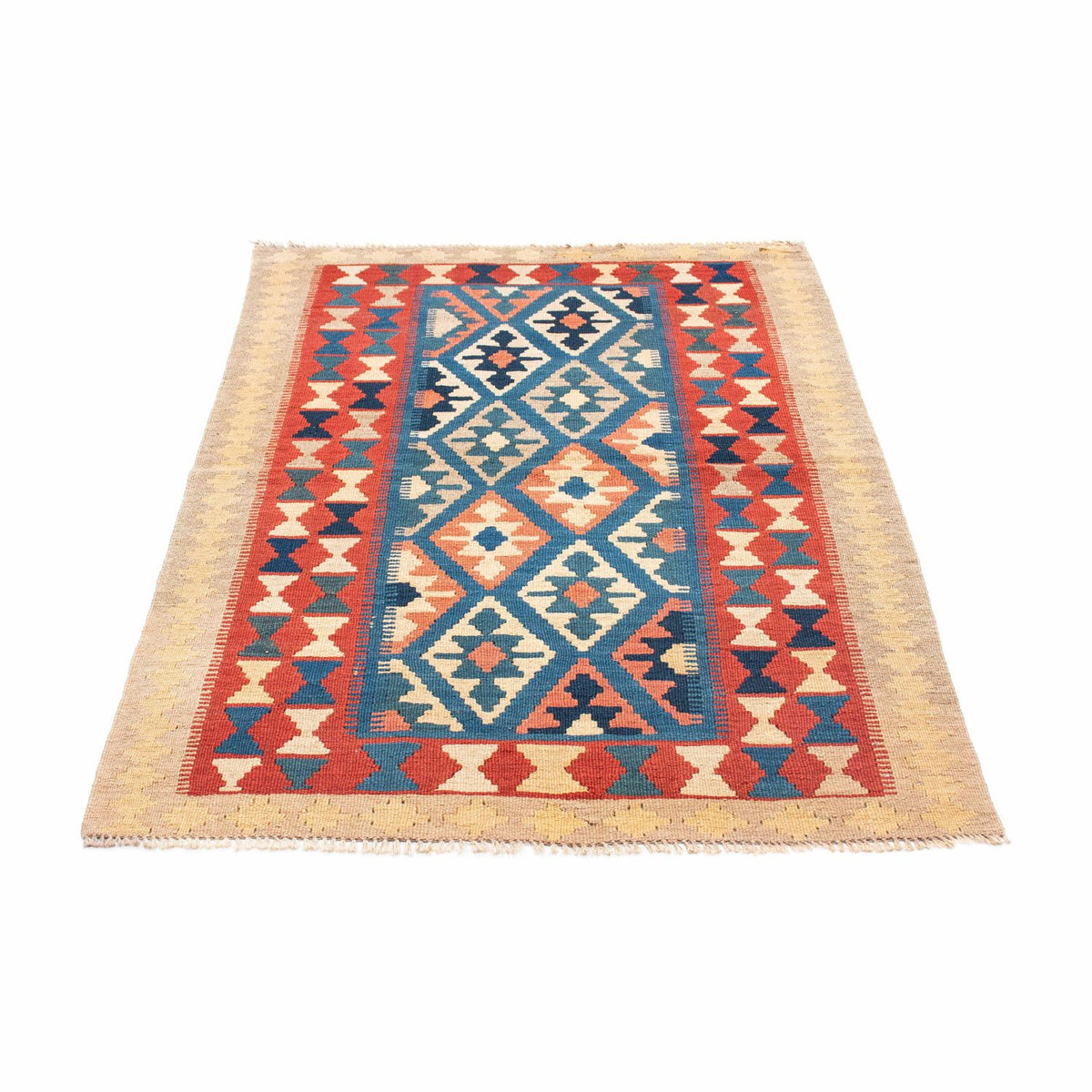 Alfombra Kelim - Oriental - 152 x 100 cm - azul